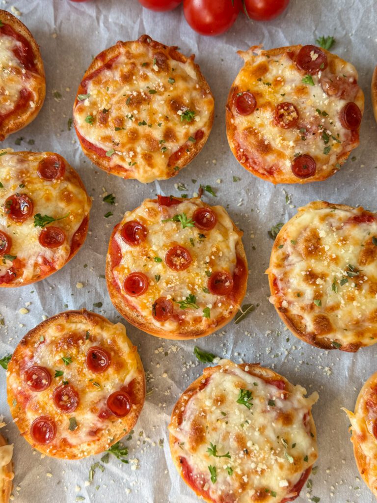 protein pizza bagel bites