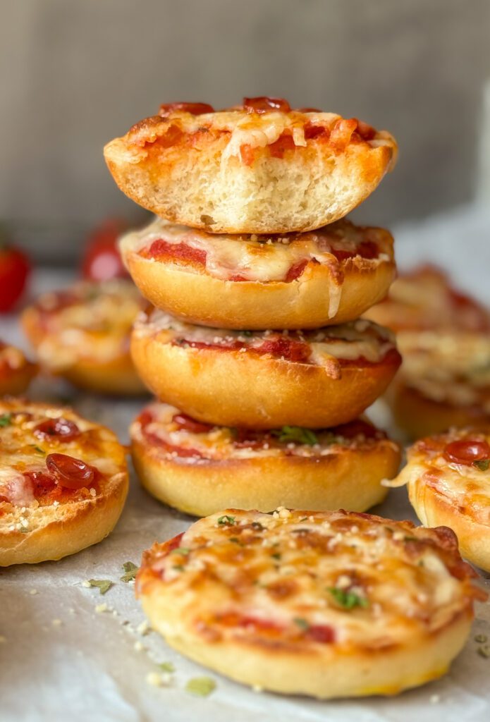 protein pizza bagel bites