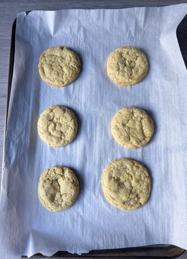 baked sourdough sugar cookies