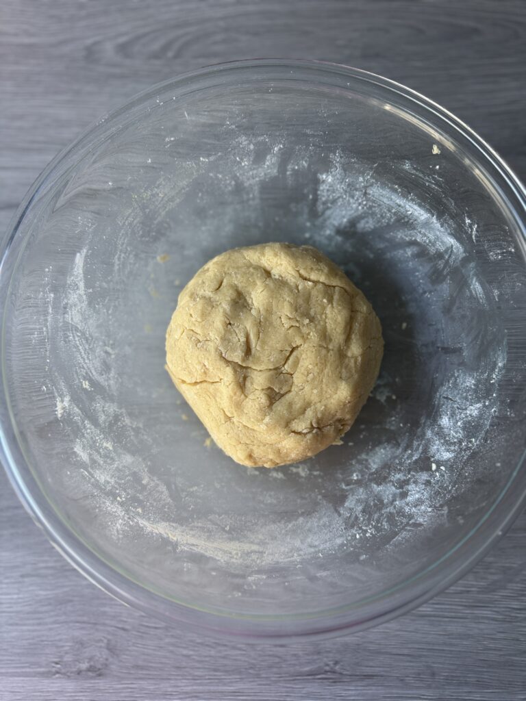 mixing sugar cookies