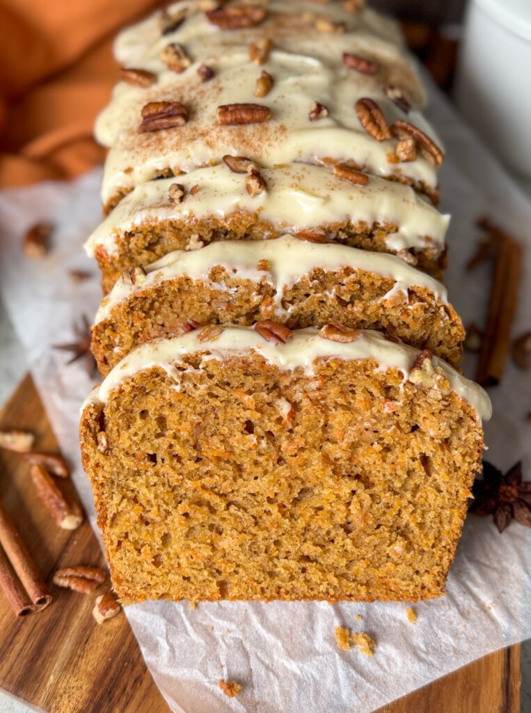 sourdough carrot cake bread