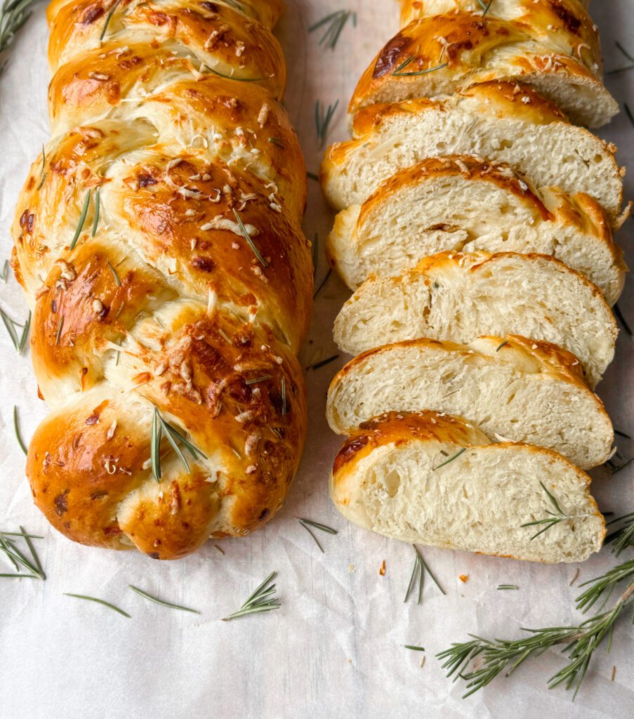 Soft Braided Sourdough Discard Challah