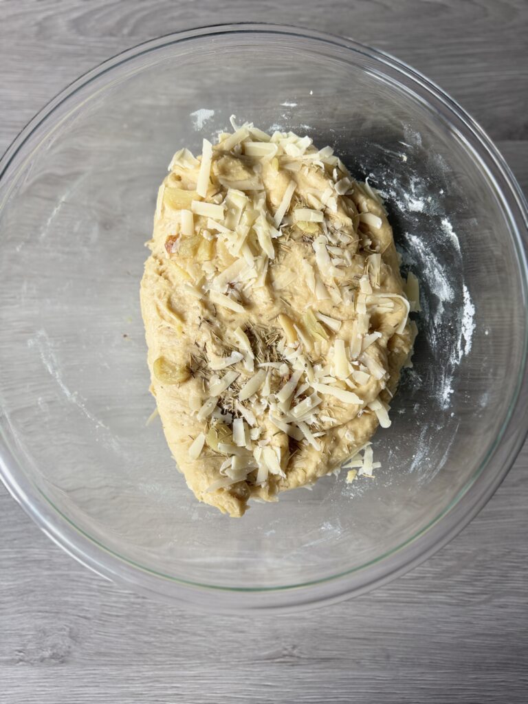 adding savory inclusions