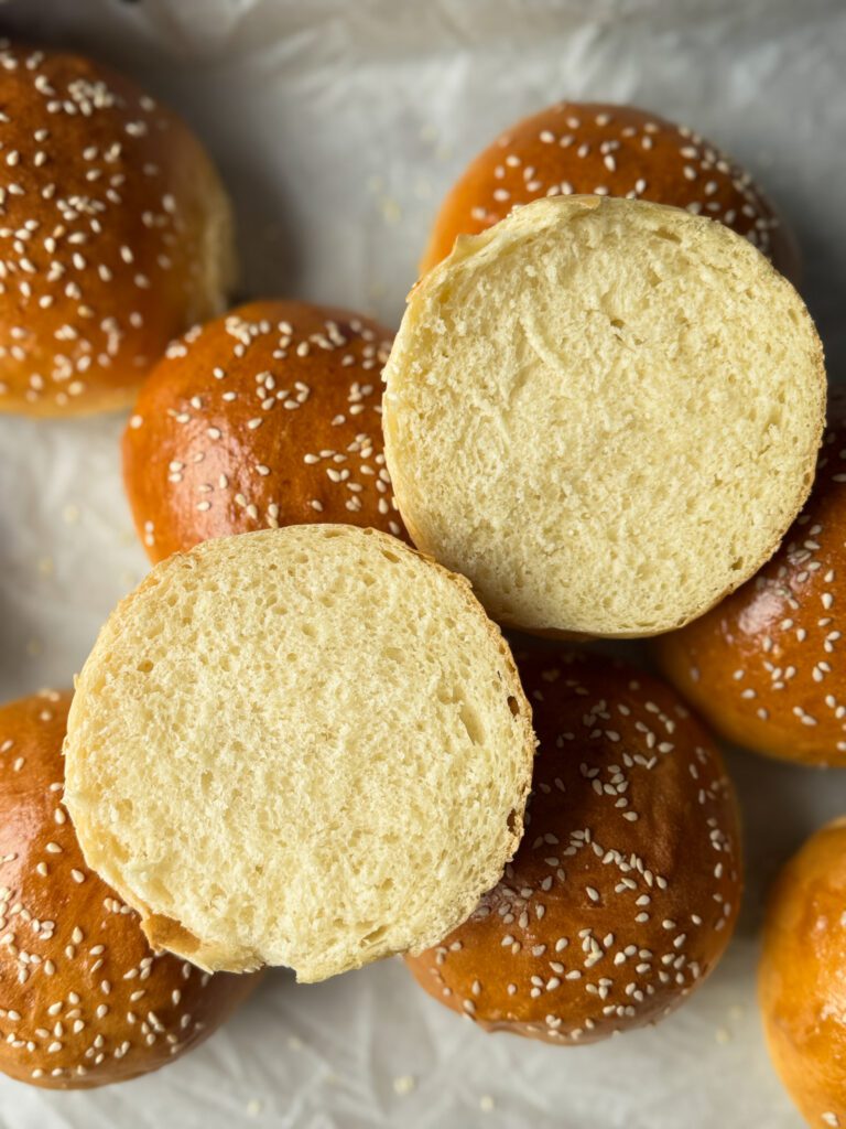 sourdough hamburger buns