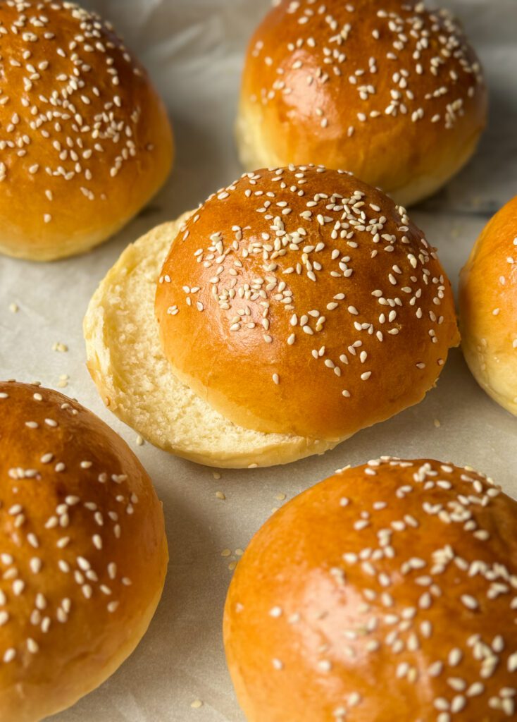 sourdough discard burger buns