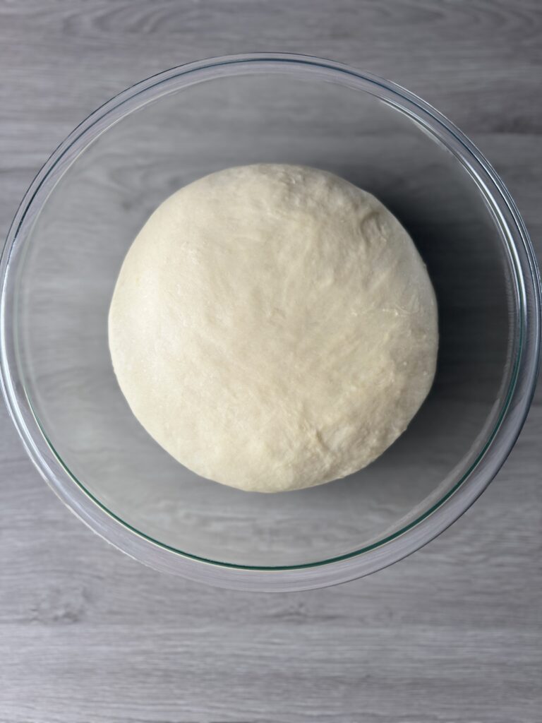 proofed sourdough discard hamburger buns