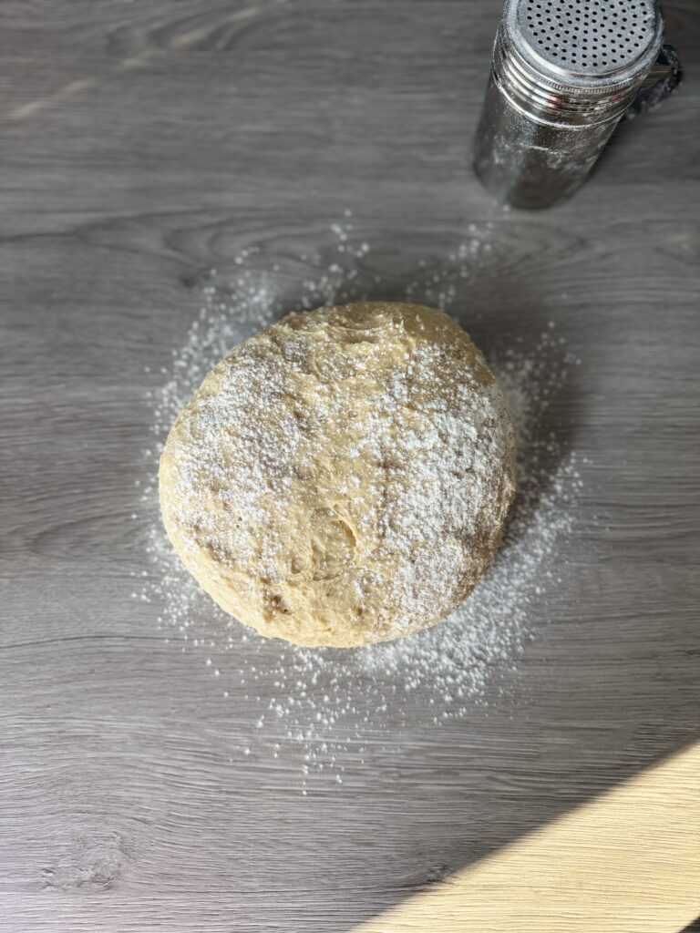 kneading hawaiian roll dough