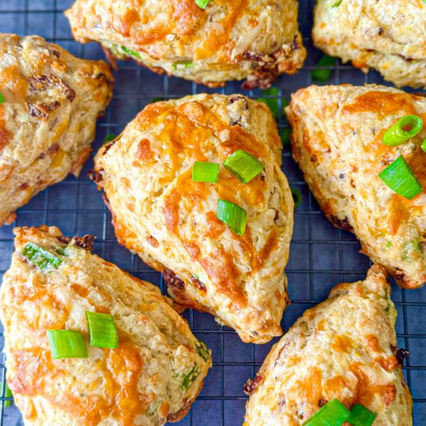 sun-dried tomato sourdough scones