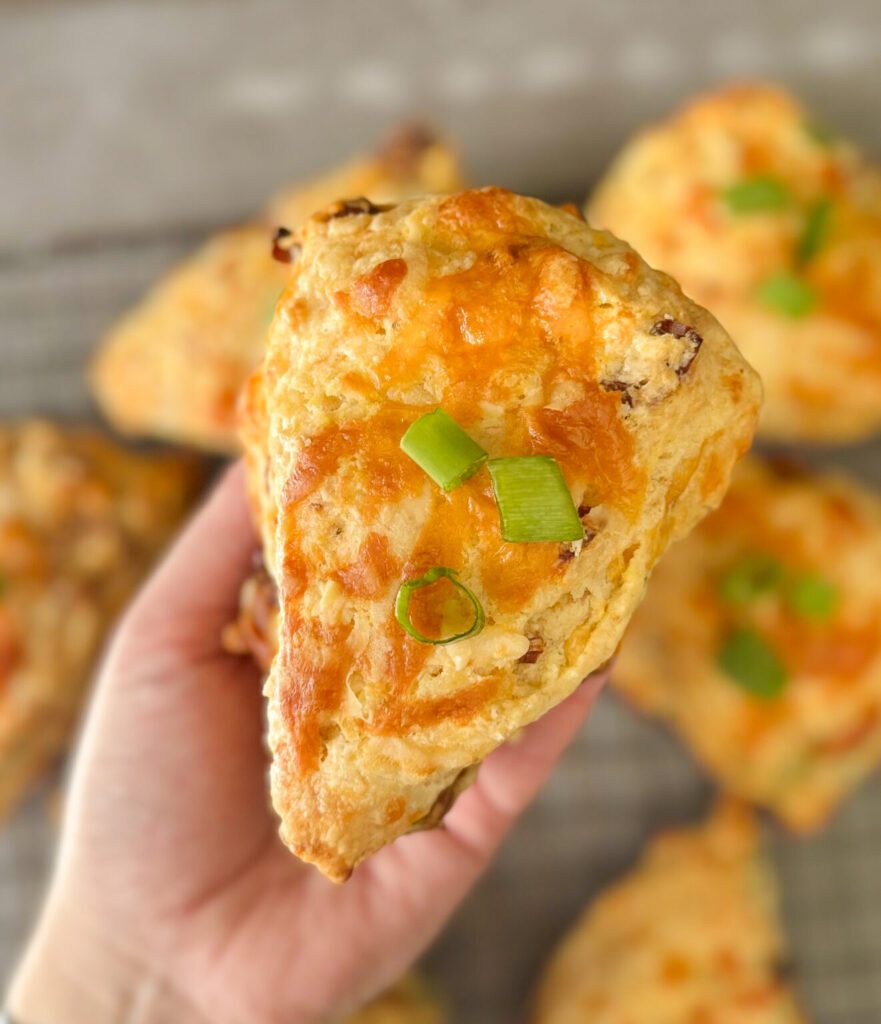 sun-dried tomato sourdough scones