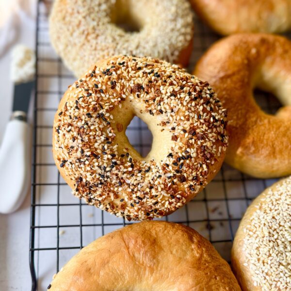 sourdough discard bagels