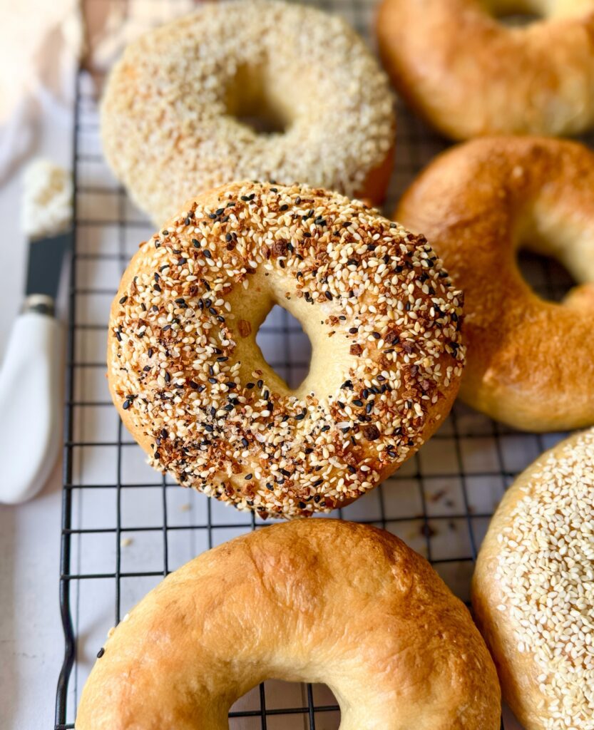 sourdough discard bagels