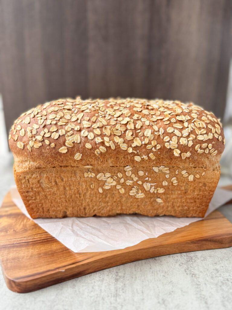 honey wheat sourdough discard sandwich bread