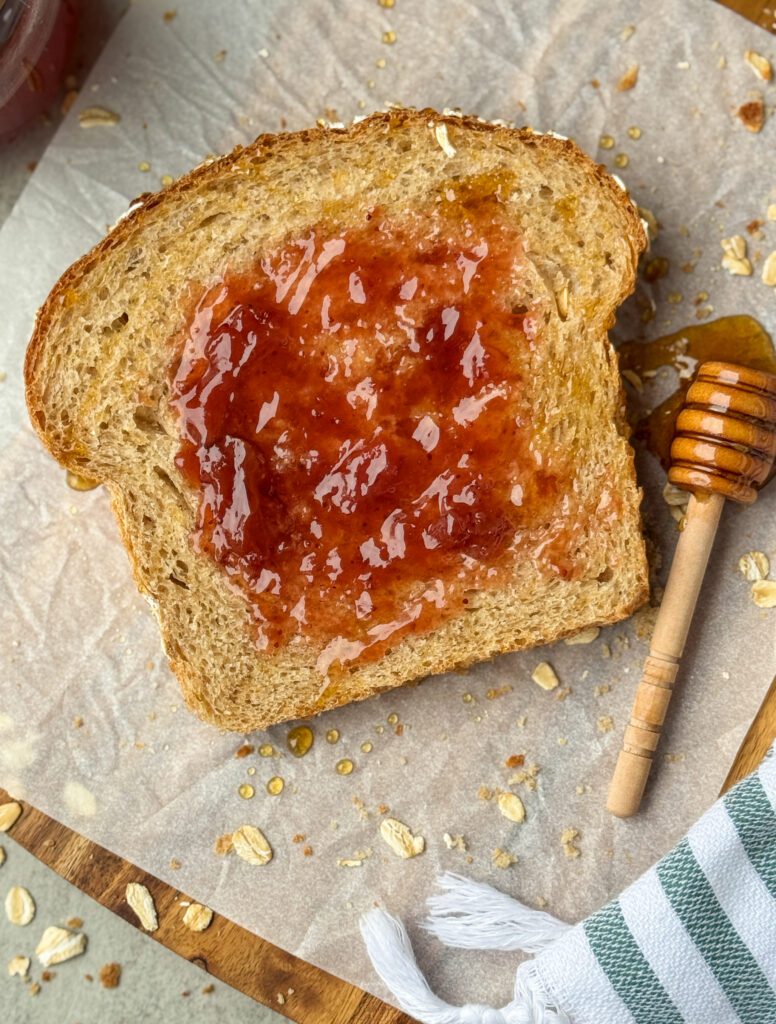 honey wheat sourdough sandwich bread