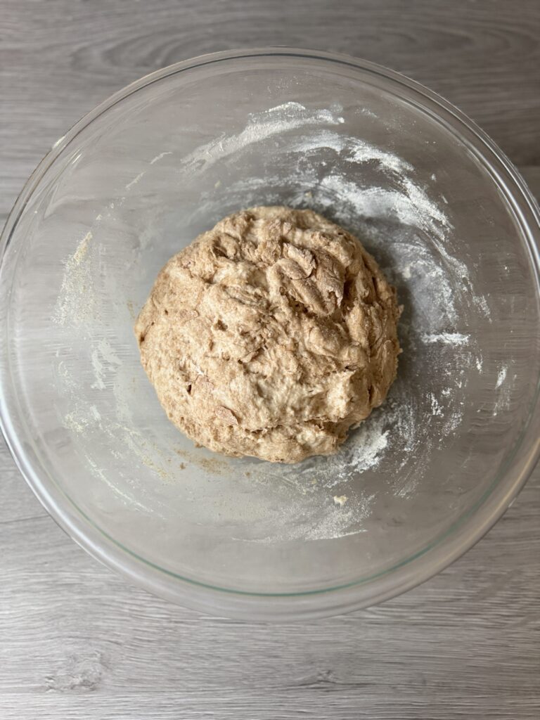 honey wheat discard sandwich bread dough