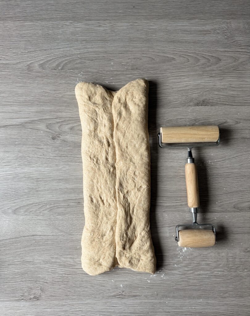 shaping honey wheat sandwich bread