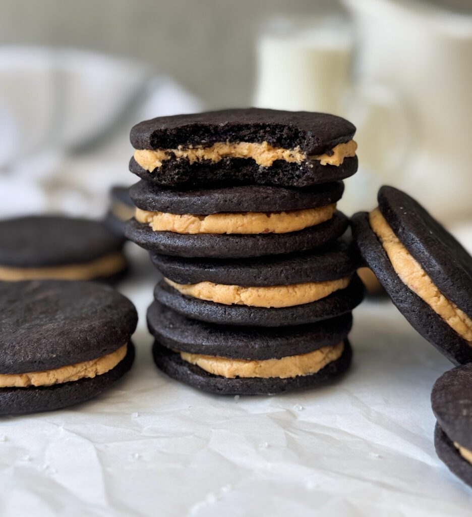 peanut butter sourdough Oreo cookies