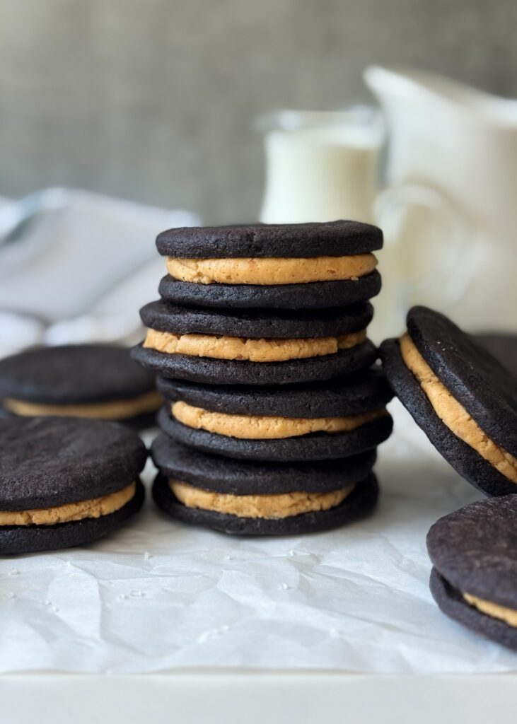 peanut butter sourdough Oreo cookies