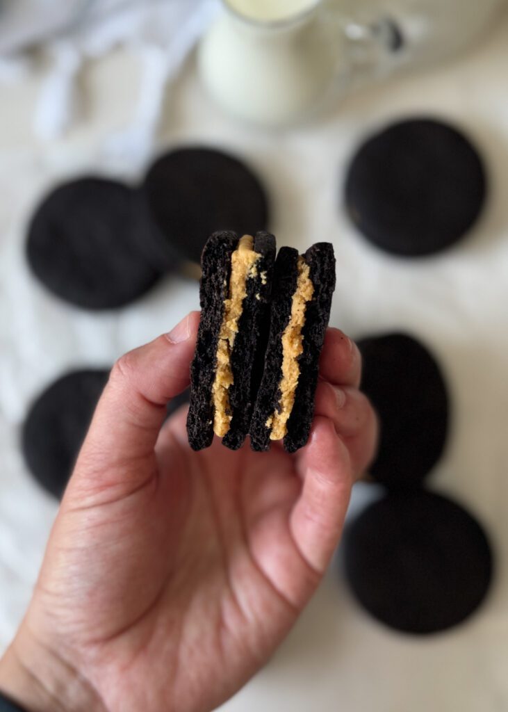 peanut butter sourdough Oreo cookies