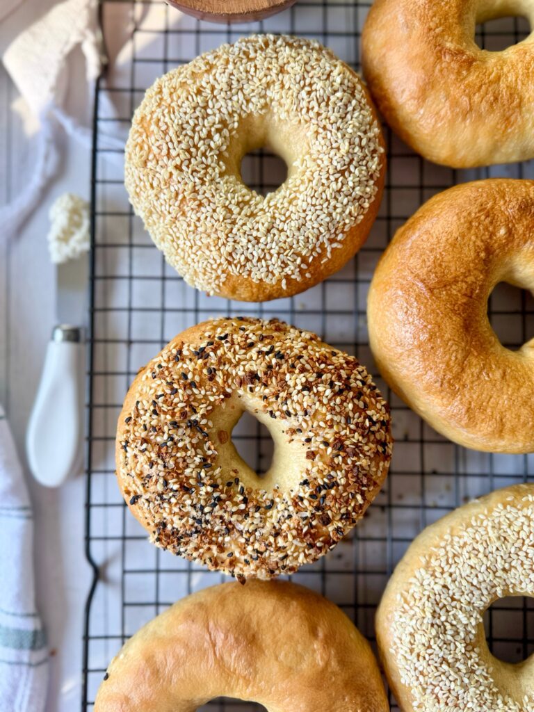 sourdough discard bagels