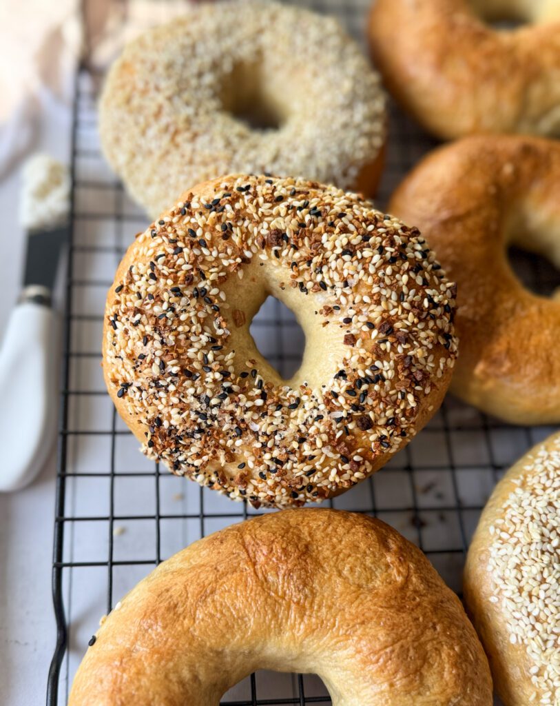 sourdough discard bagels