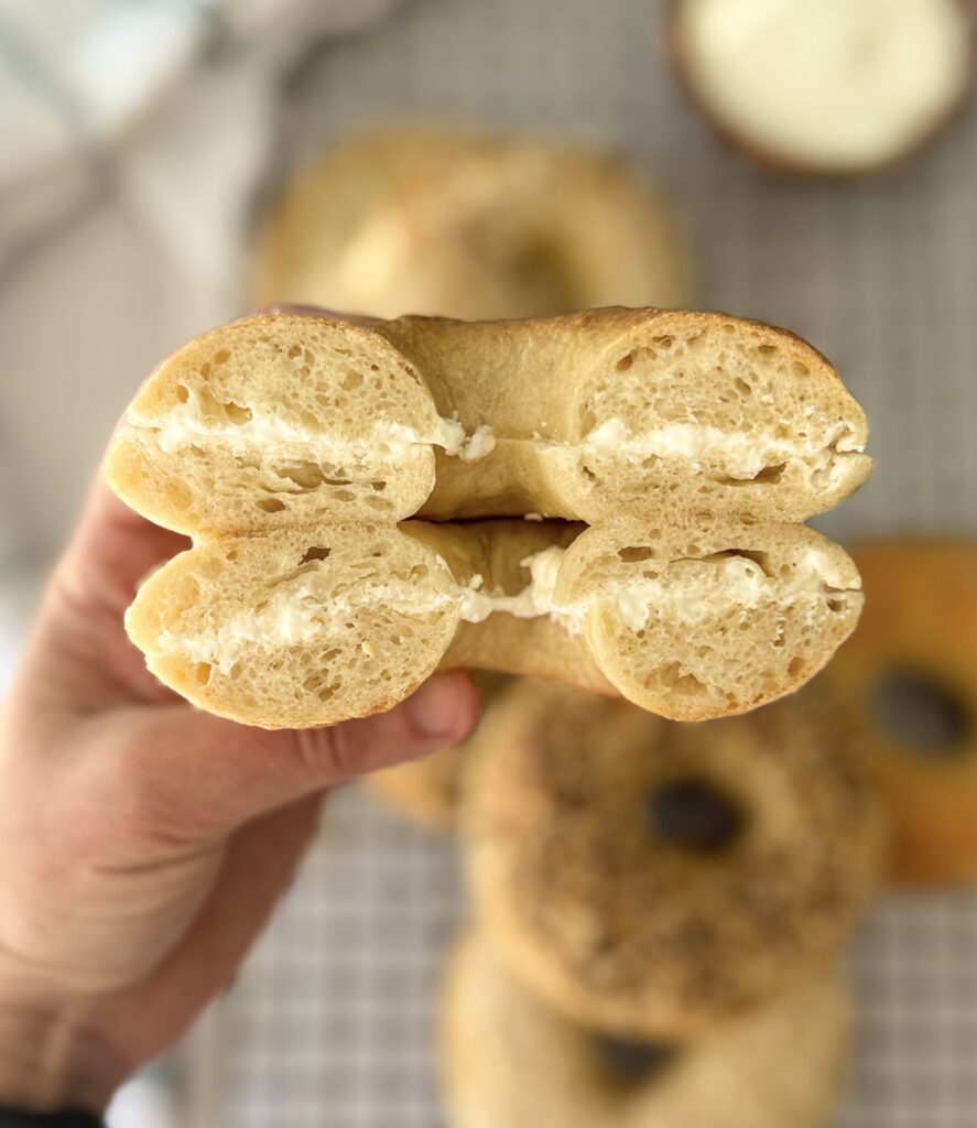 sourdough discard bagels