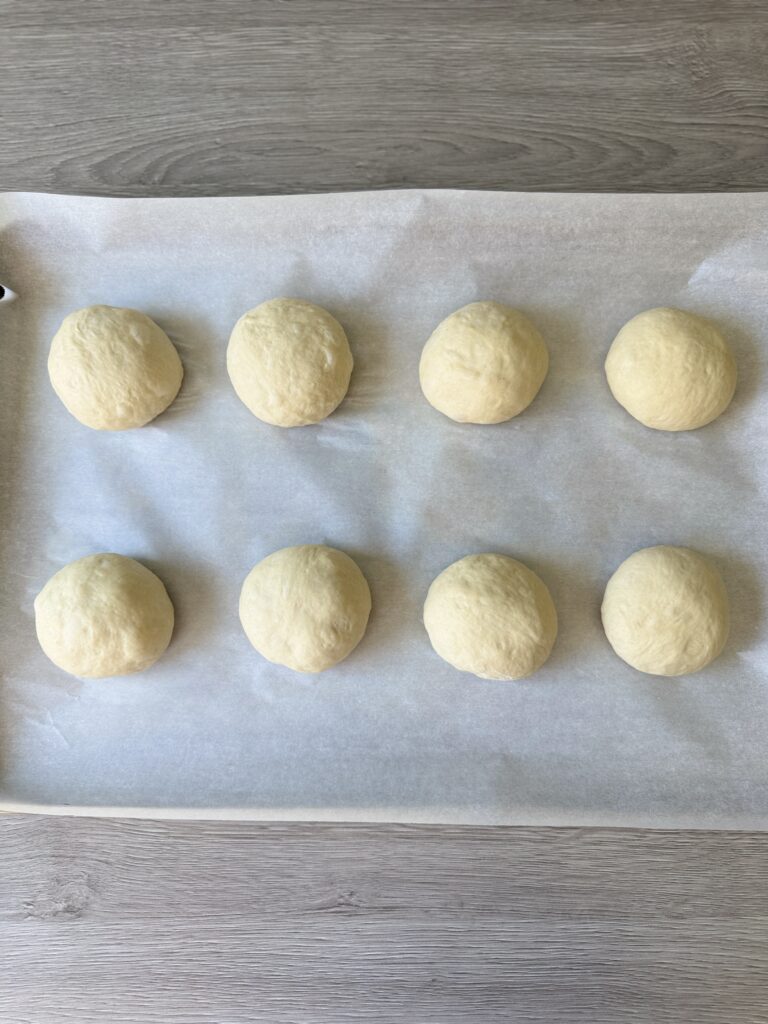 shaping sourdough discard bagels