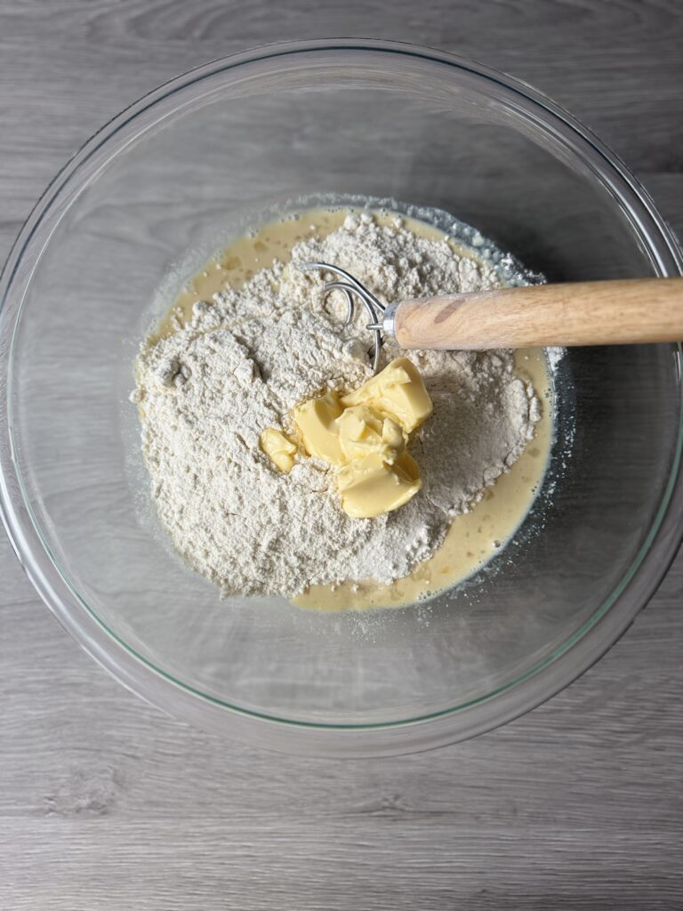 mixing crescent rolls