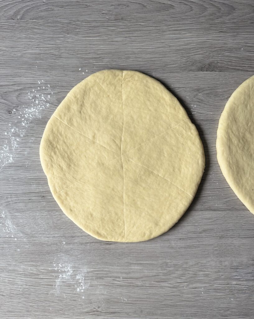 shaping crescent rolls
