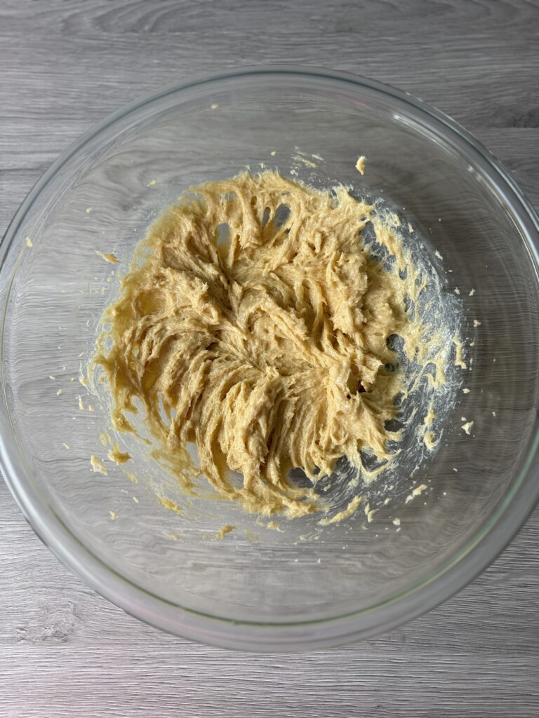 mixing sourdough oreos