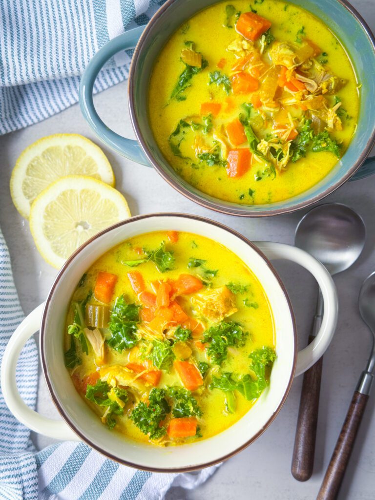 healing turmeric chicken soup