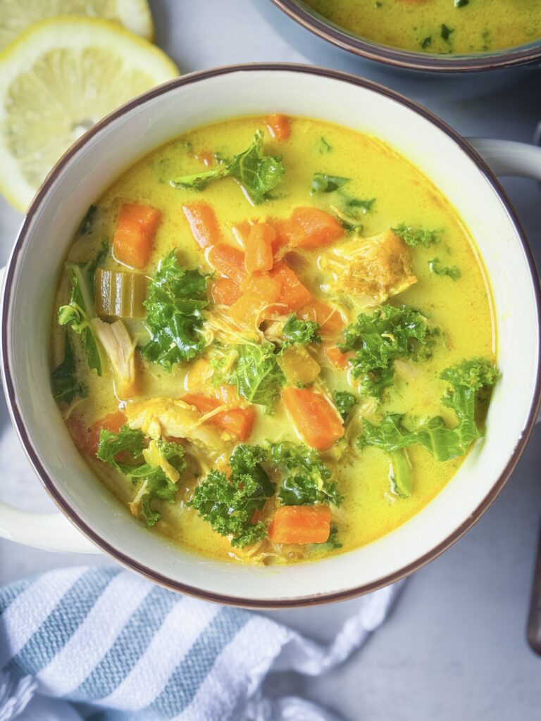 healing turmeric chicken soup
