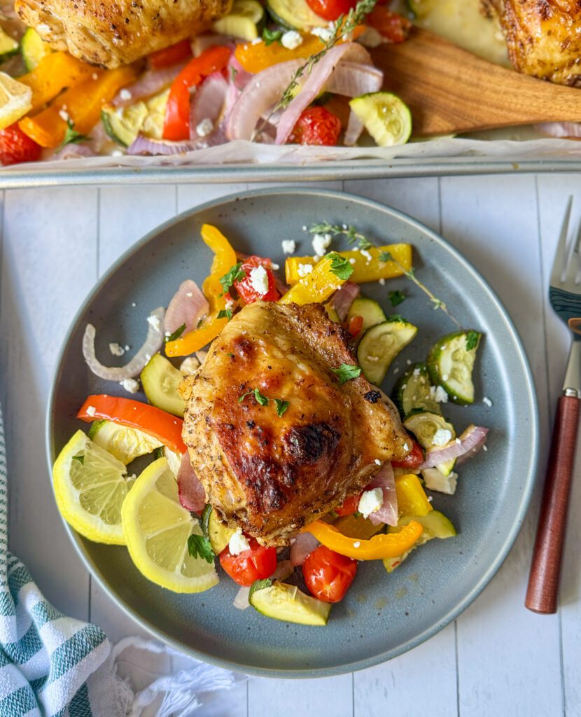 sheet pan veggie meal
