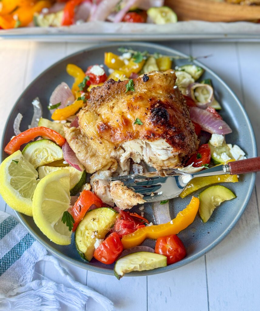 sheet pan veggie meal