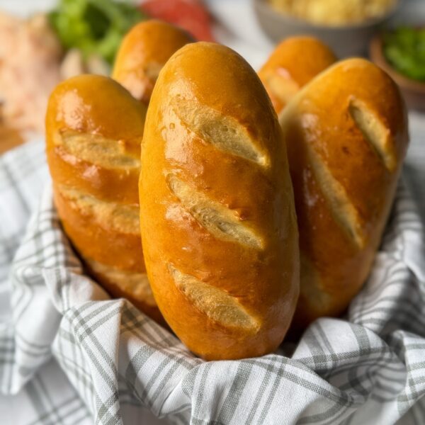 sourdough discard hoagie rolls