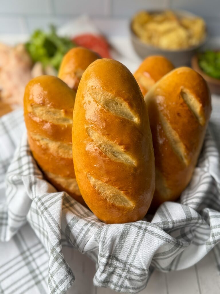 sourdough discard hoagie rolls