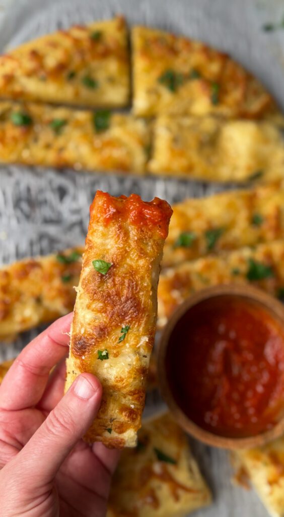 sourdough discard cheese stick
