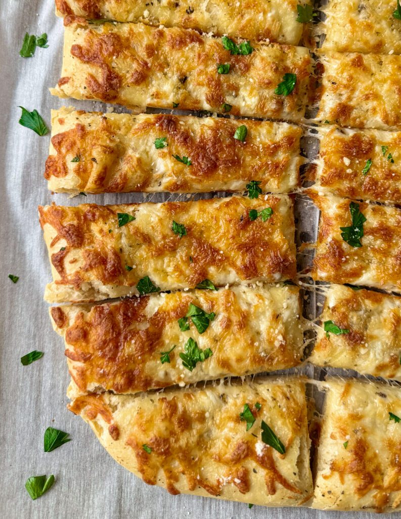 sourdough discard cheese sticks