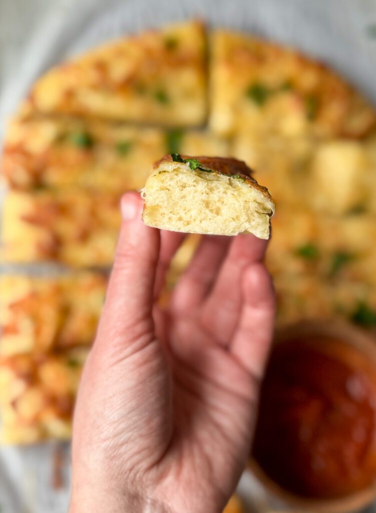 sourdough discard cheese sticks