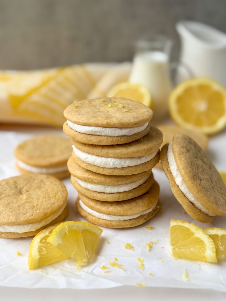 sourdough lemon oreo cookies