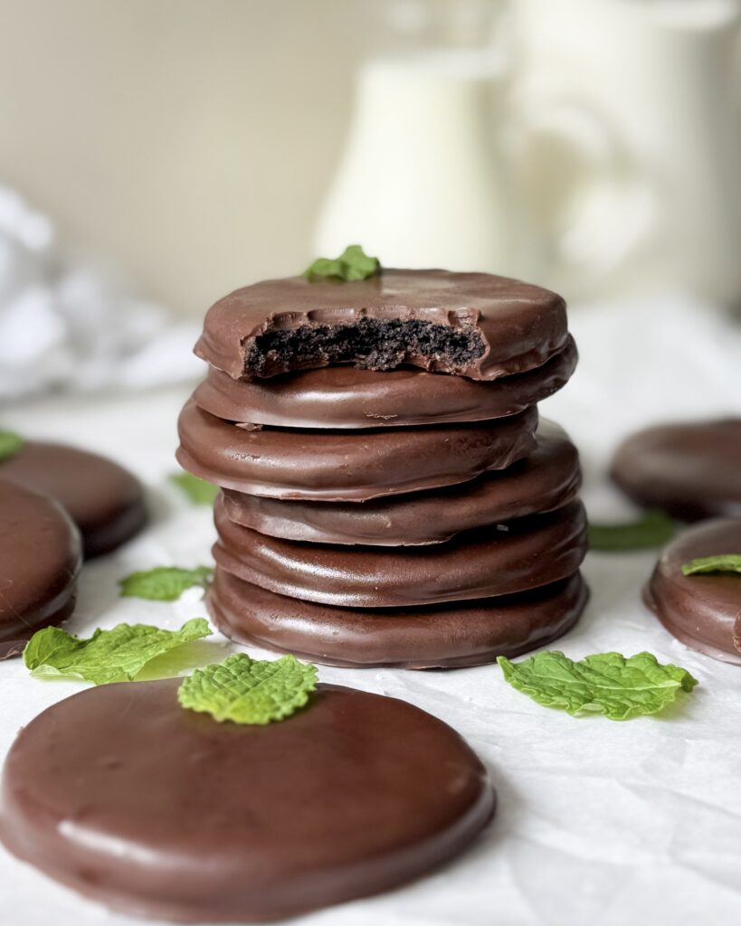 sourdough thin mint cookies