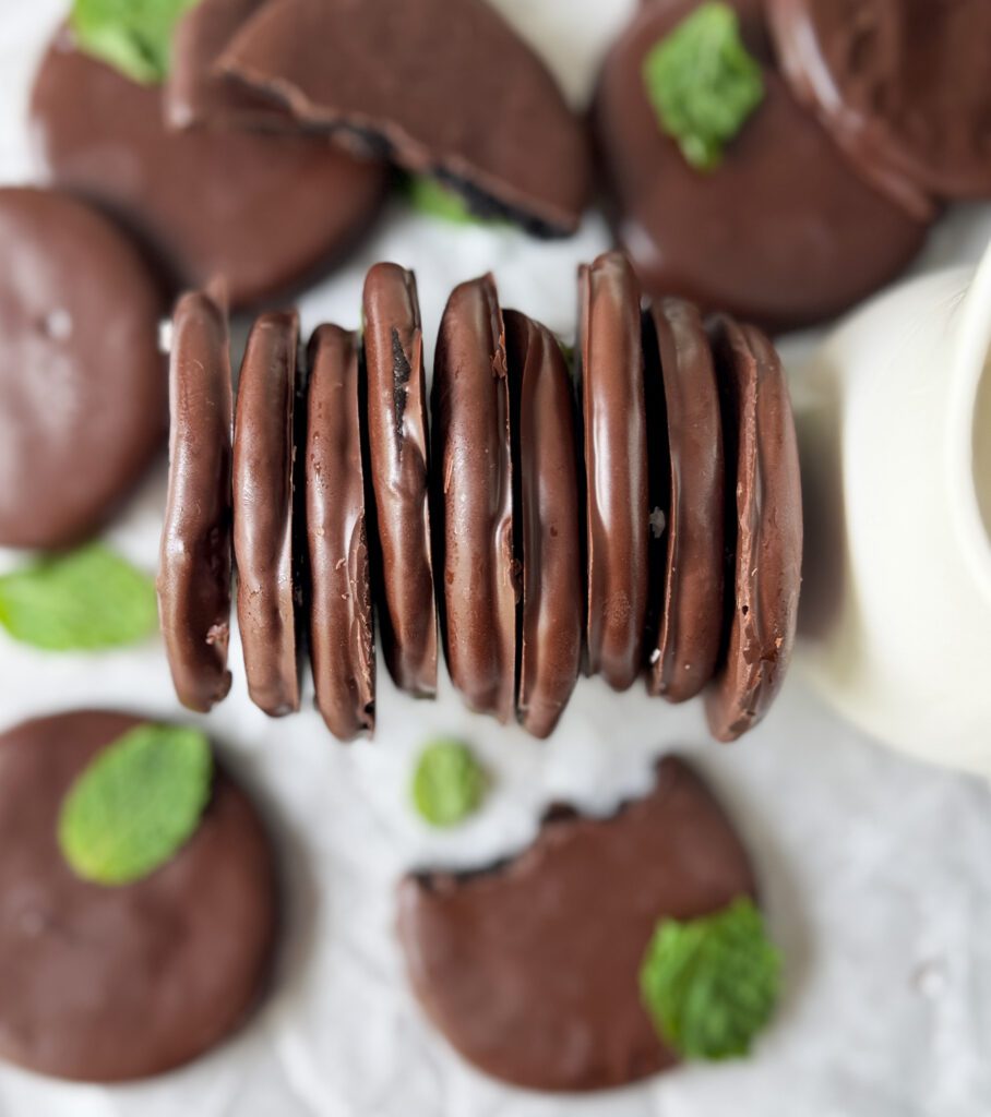 sourdough thin mint cookies
