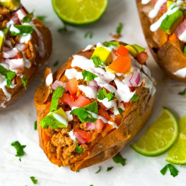 taco stuffed sweet potatoes