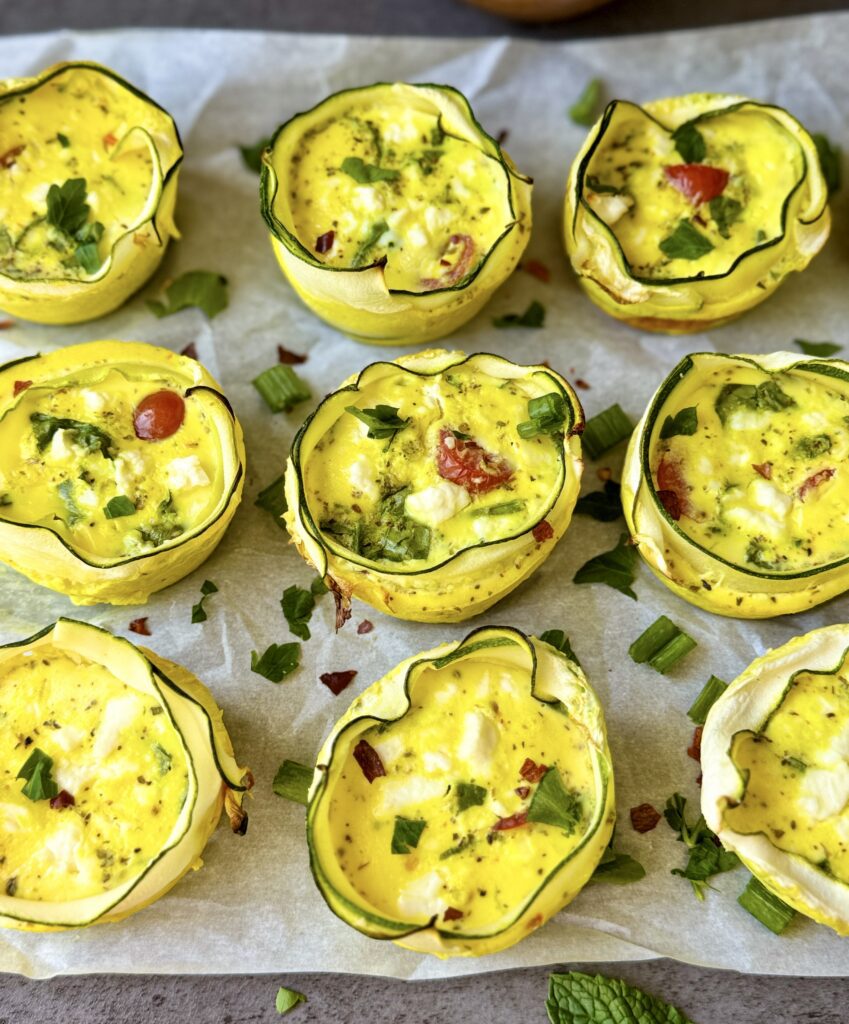 Mediterranean Zucchini Egg Cups (High Protein & Meal Prep Friendly)