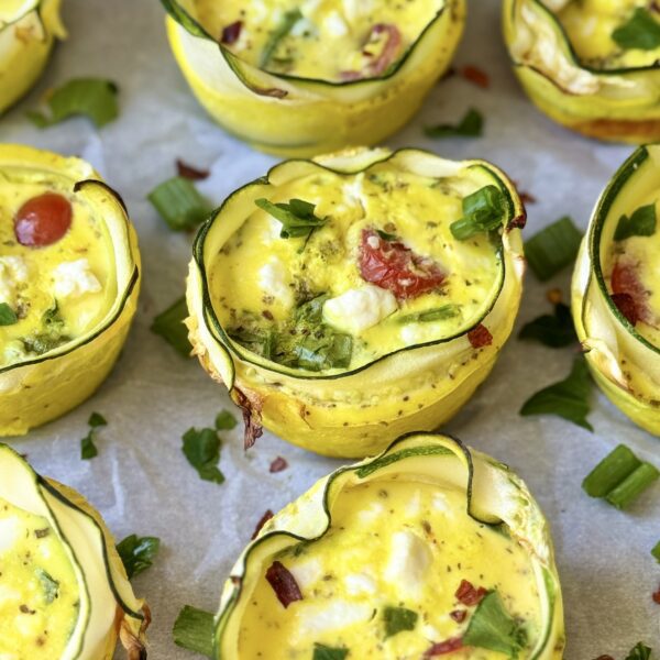 Mediterranean Zucchini Egg Cups (High Protein & Meal Prep Friendly)
