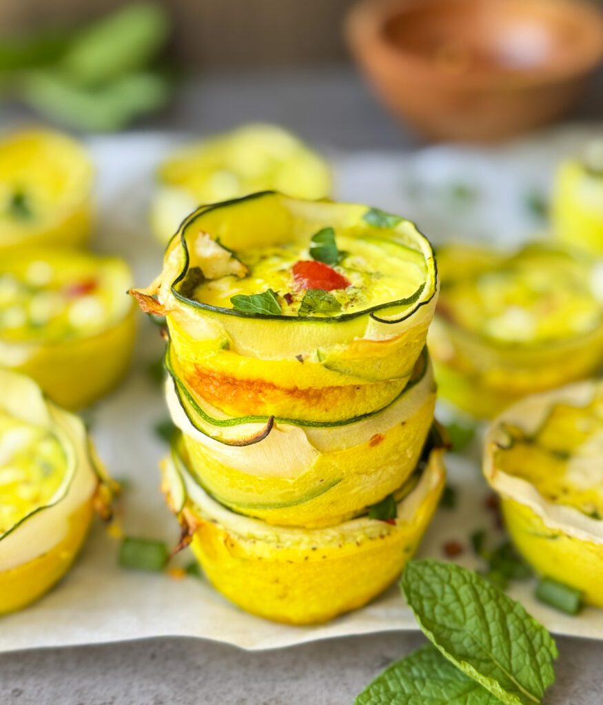 zucchini  egg cups