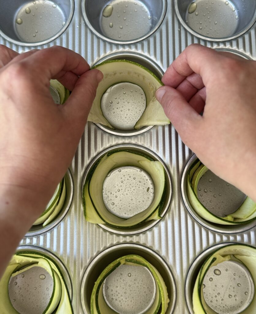 zucchini egg cups