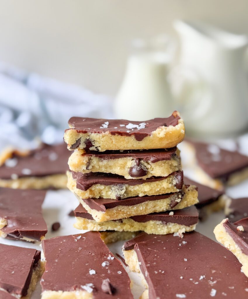 healthy cookie dough bark