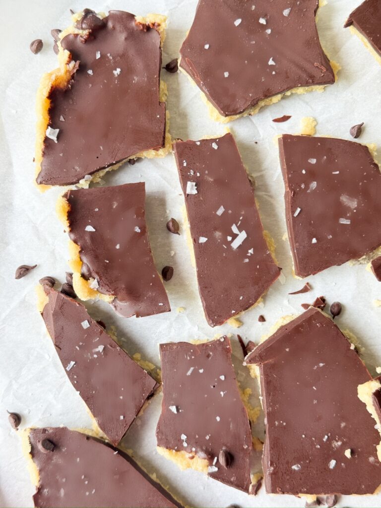 healthy cookie dough bark