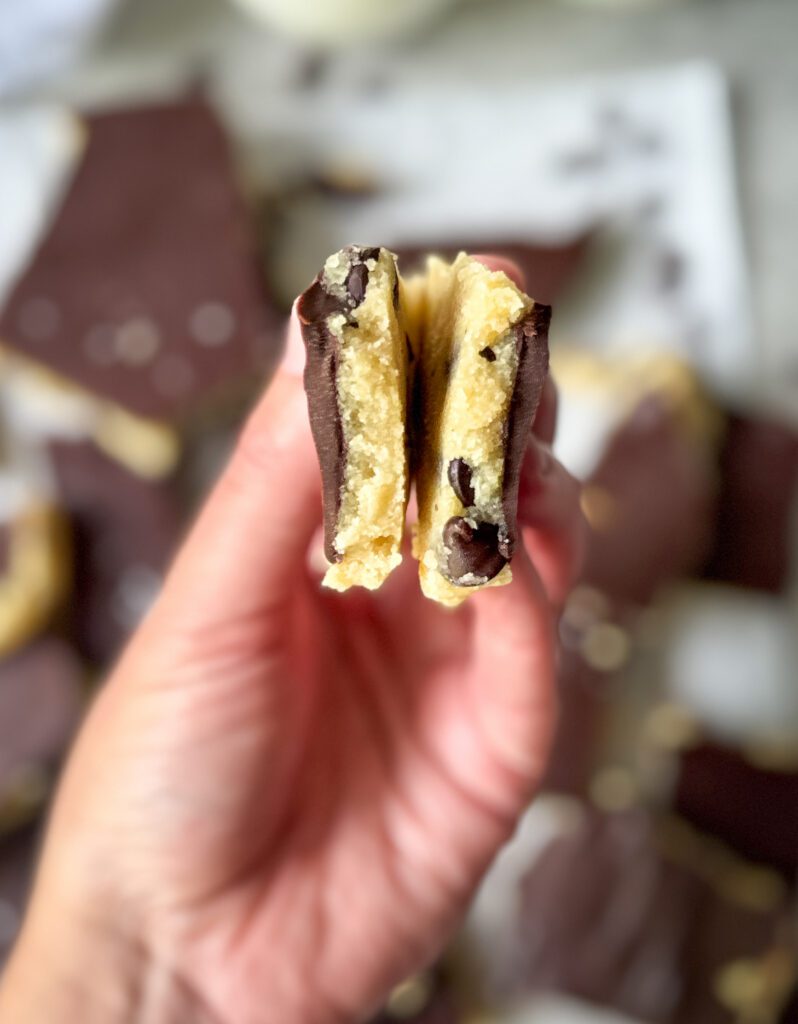 healthy cookie dough bark
