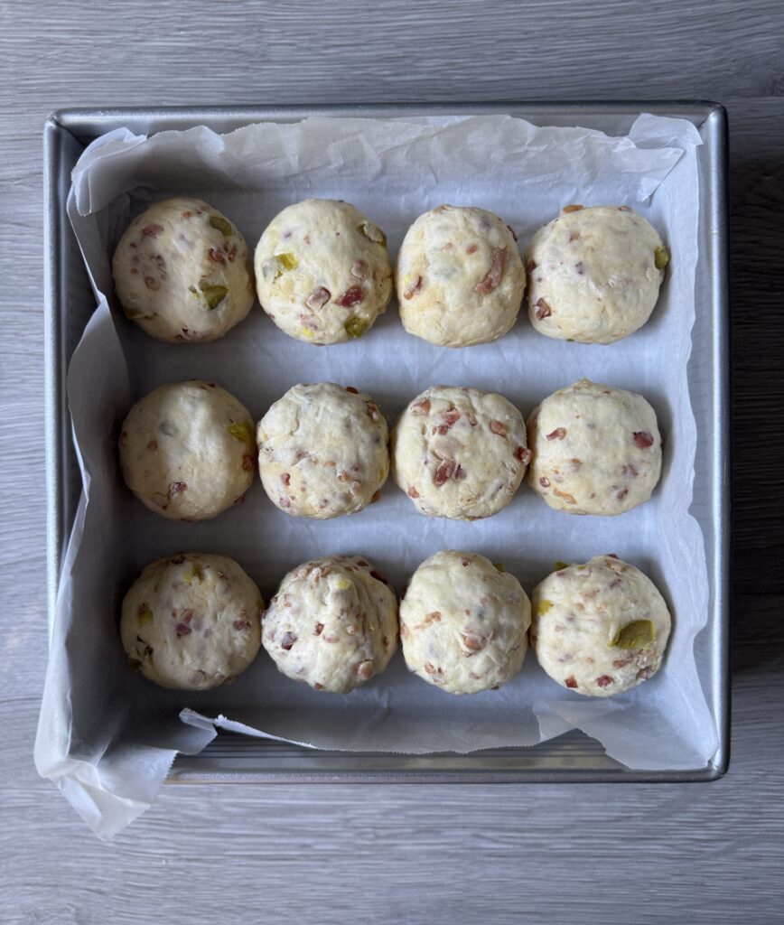 shaping biscuit bombs
